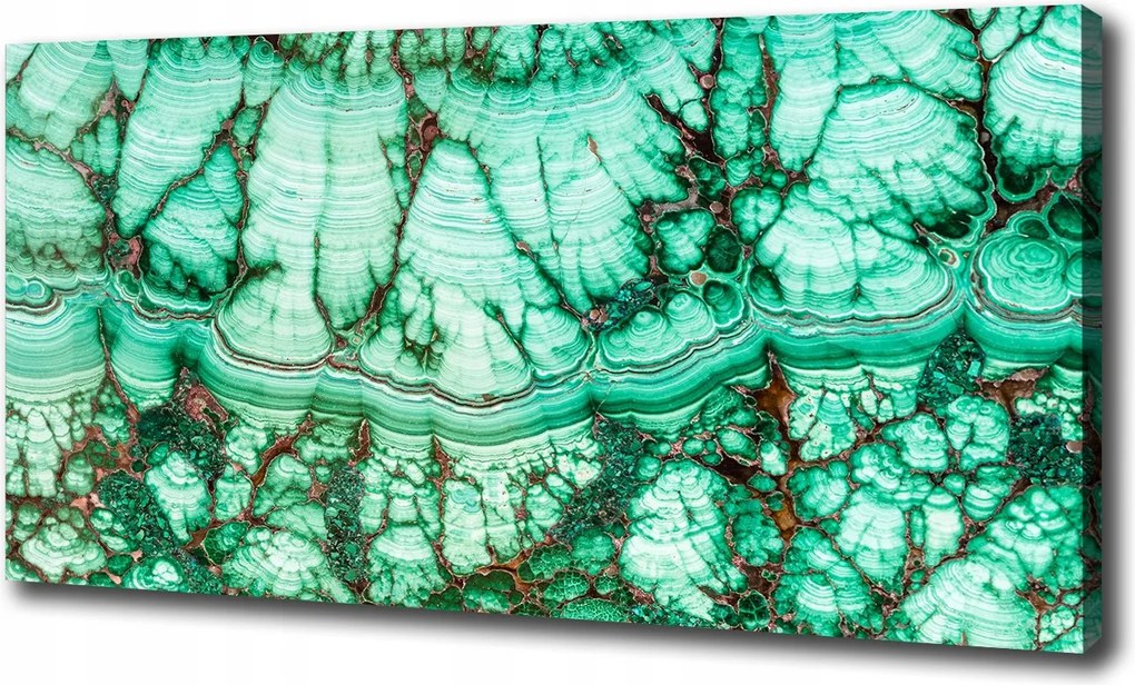 Vászonkép Malachit textúra 100x70 cm