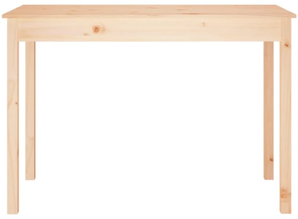 Tömör fenyőfa ebédlőasztal 110 x 55 x 75 cm