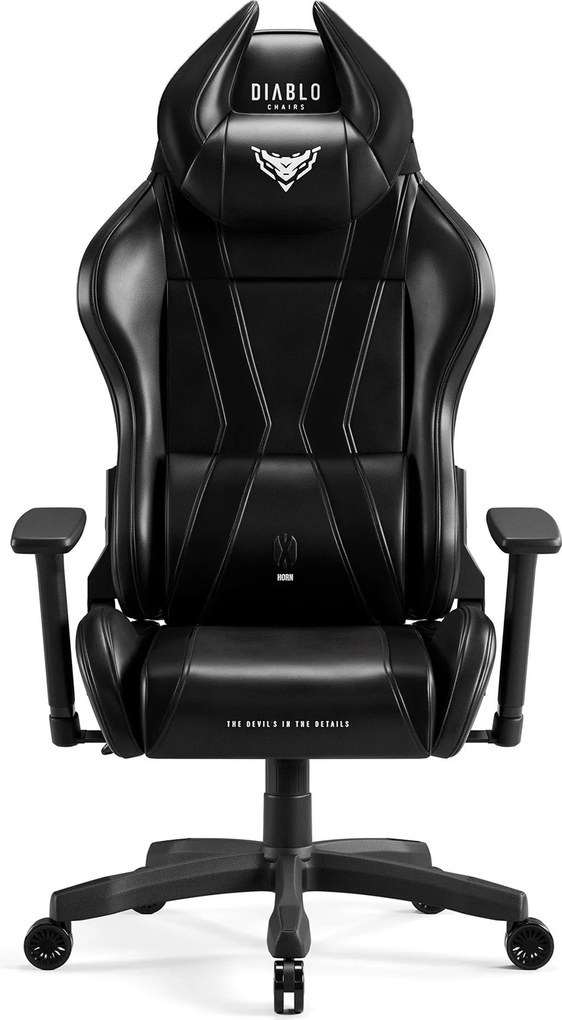 Gamer szék műbőr Normal Size, fekete: Diablo X-Horn 2.0