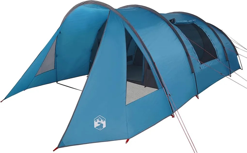 vidaXL Alagút sátor 5 személyes Kék és Szürke 805 x 405 x 211 cm