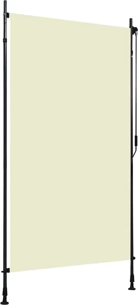 vidaXL krémszínű kültéri roló 120 x 270 cm