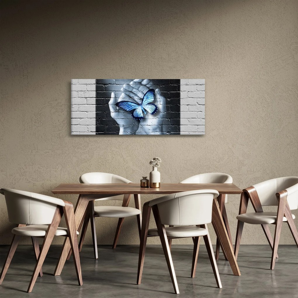 Kép - Pillangó a falon (120x50 cm)