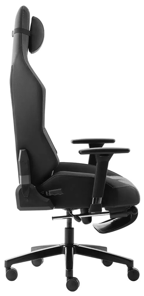 FIRTINA Massage TX 200 KG teherbírású szövet gamer szék lábtartóval, beépített masszázs- és fűtés funkcióval, 3D kartámasz