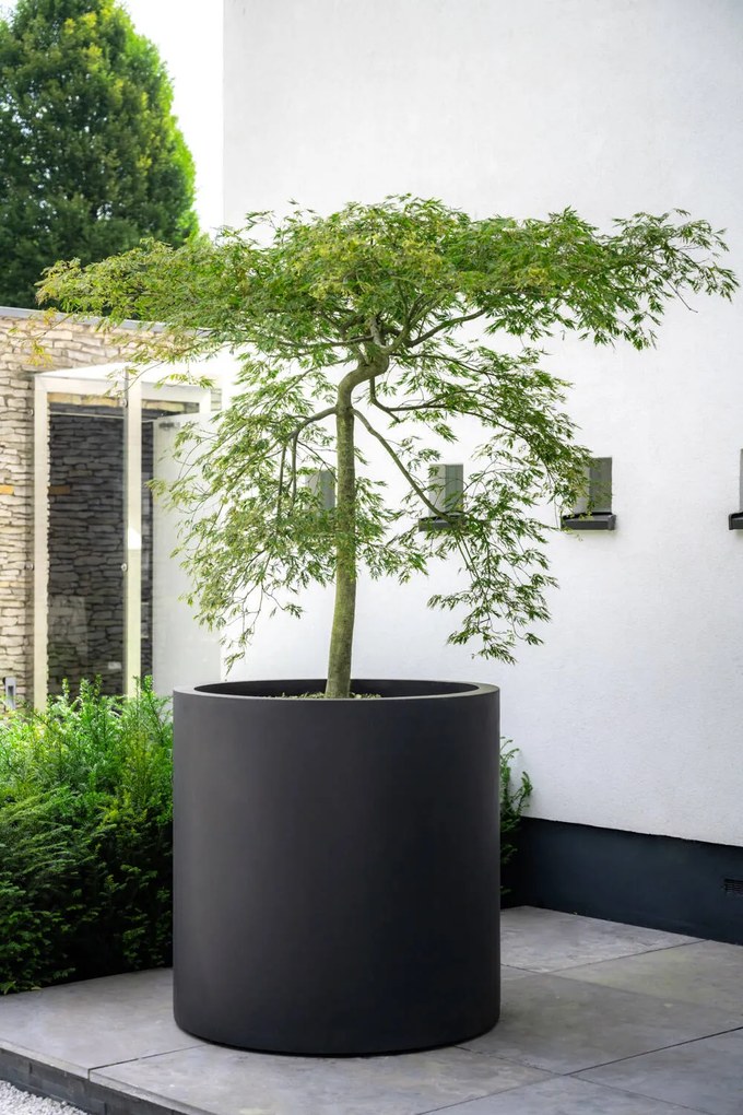 Květináč Jumbo Max, barva černá, více velikostí - PotteryPots méret: L - h. 90 cm, ⌀ 90 cm