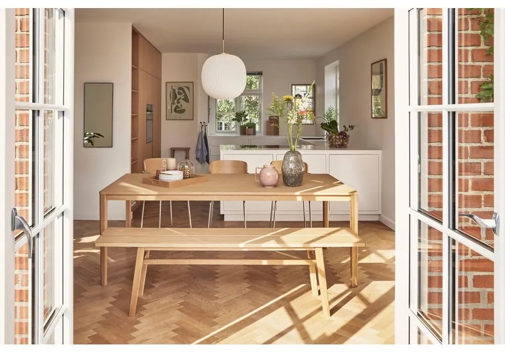 Fa szervírozó tálca 35x45 cm Structure – Hübsch