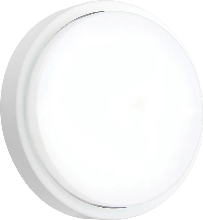 ENDON 78623 ROND Modern Kültéri Fali Lámpa Matt Fehér, Opál LED IP44