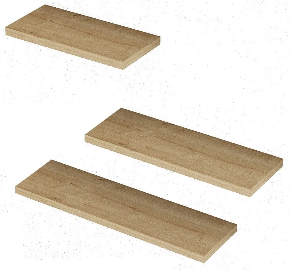 Fali polc Leila - Sapphire Oak