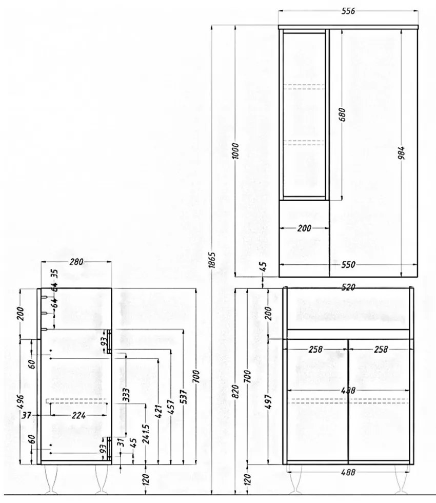 Bianca Plus 55 komplett