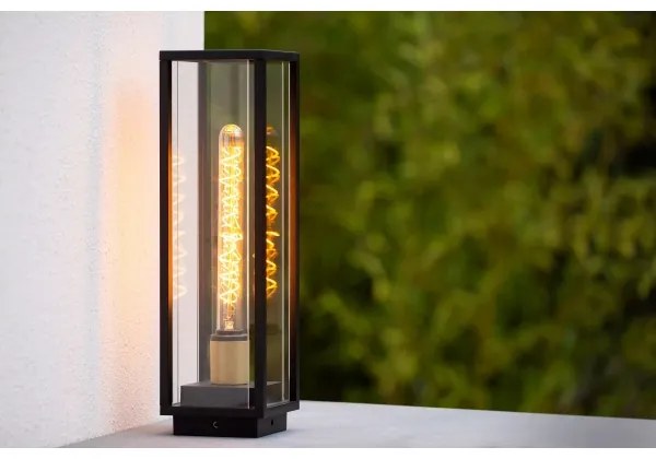 Lucide 27805/50/30 - Kültéri lámpa LAURENS 1xE27/15W/230V IP54 50 cm fekete