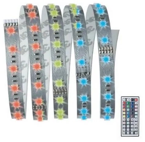 Paulmann 70587 - MAXLED LED RGB/20W fényerőszabályozható szalag 1,5m 230V + távirányító