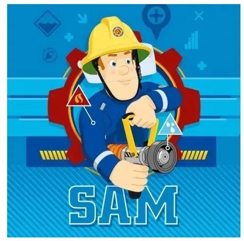 Sam a tűzoltó mágikus törölköző kéztörlő hero