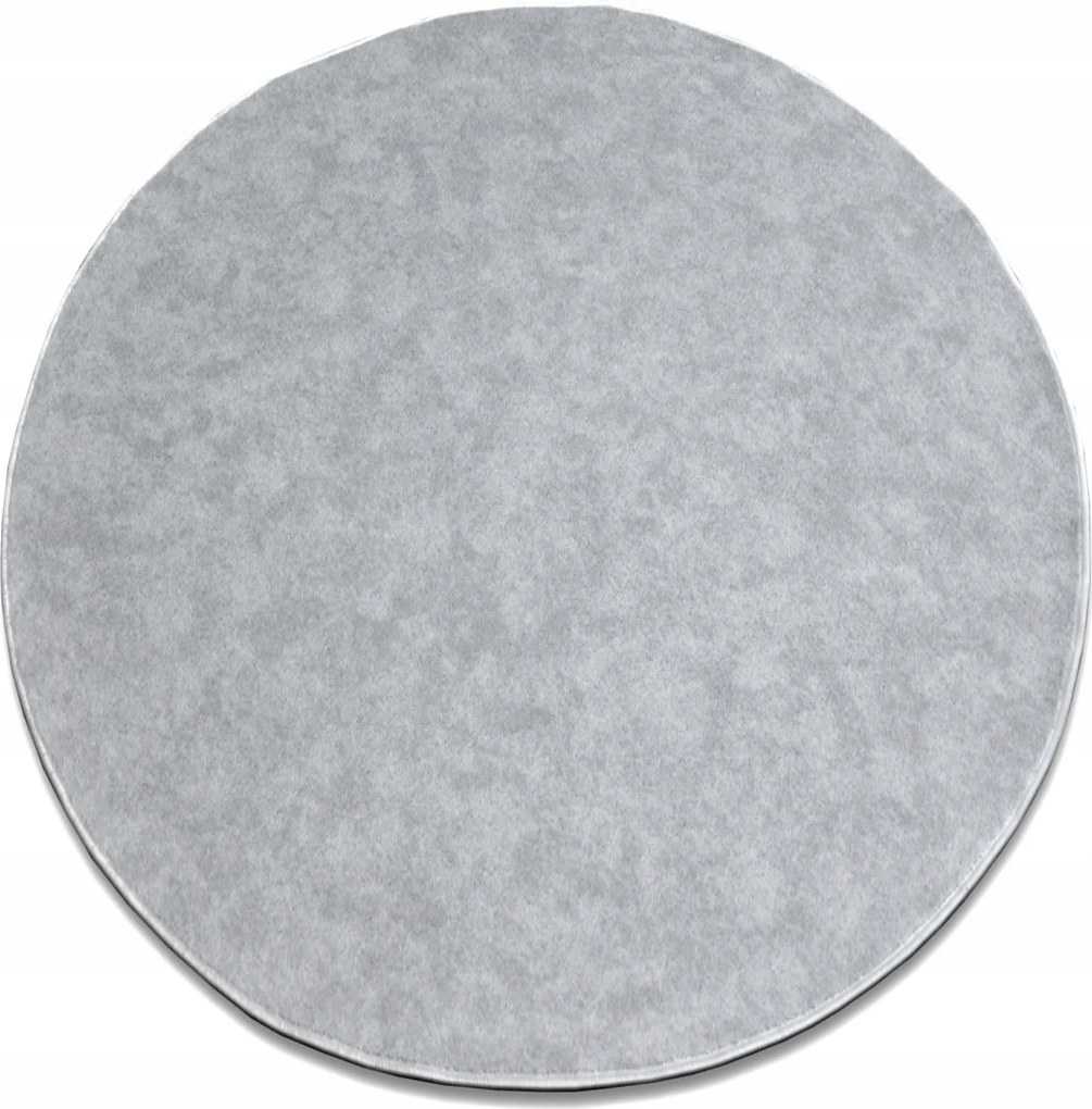 Serenade Szőnyeg kerek 100 ezüst sima puha @76397