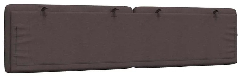 sötétbarna szövet fejtámla párna 200 cm