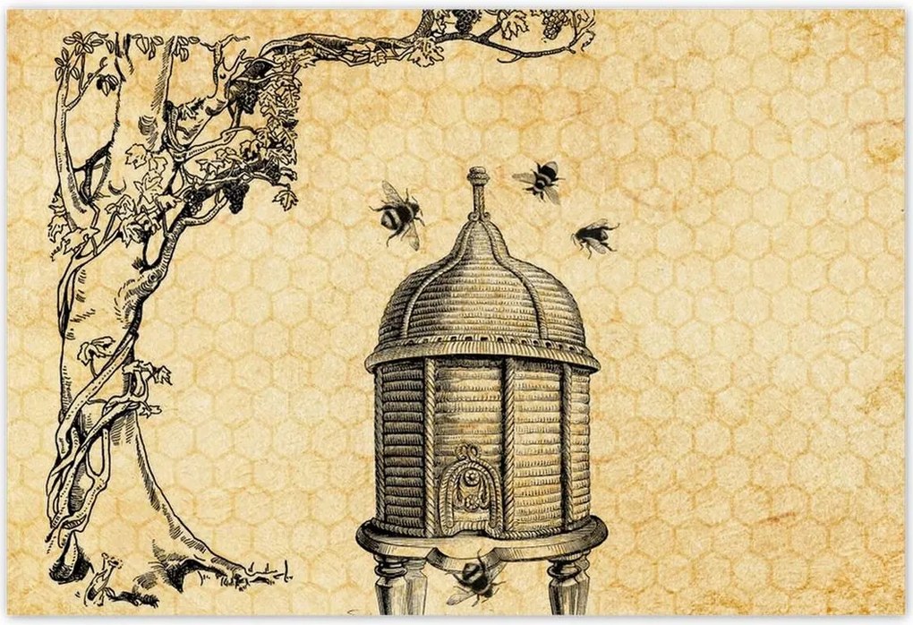 Poszterek 155x105 Méz Méhészet