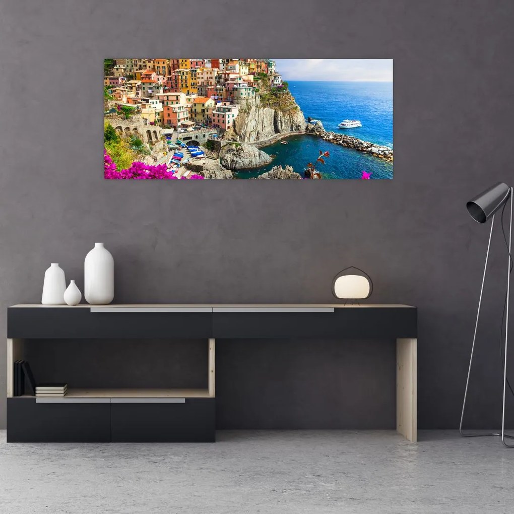 Kép - Manarola olasz falu (120x50 cm)