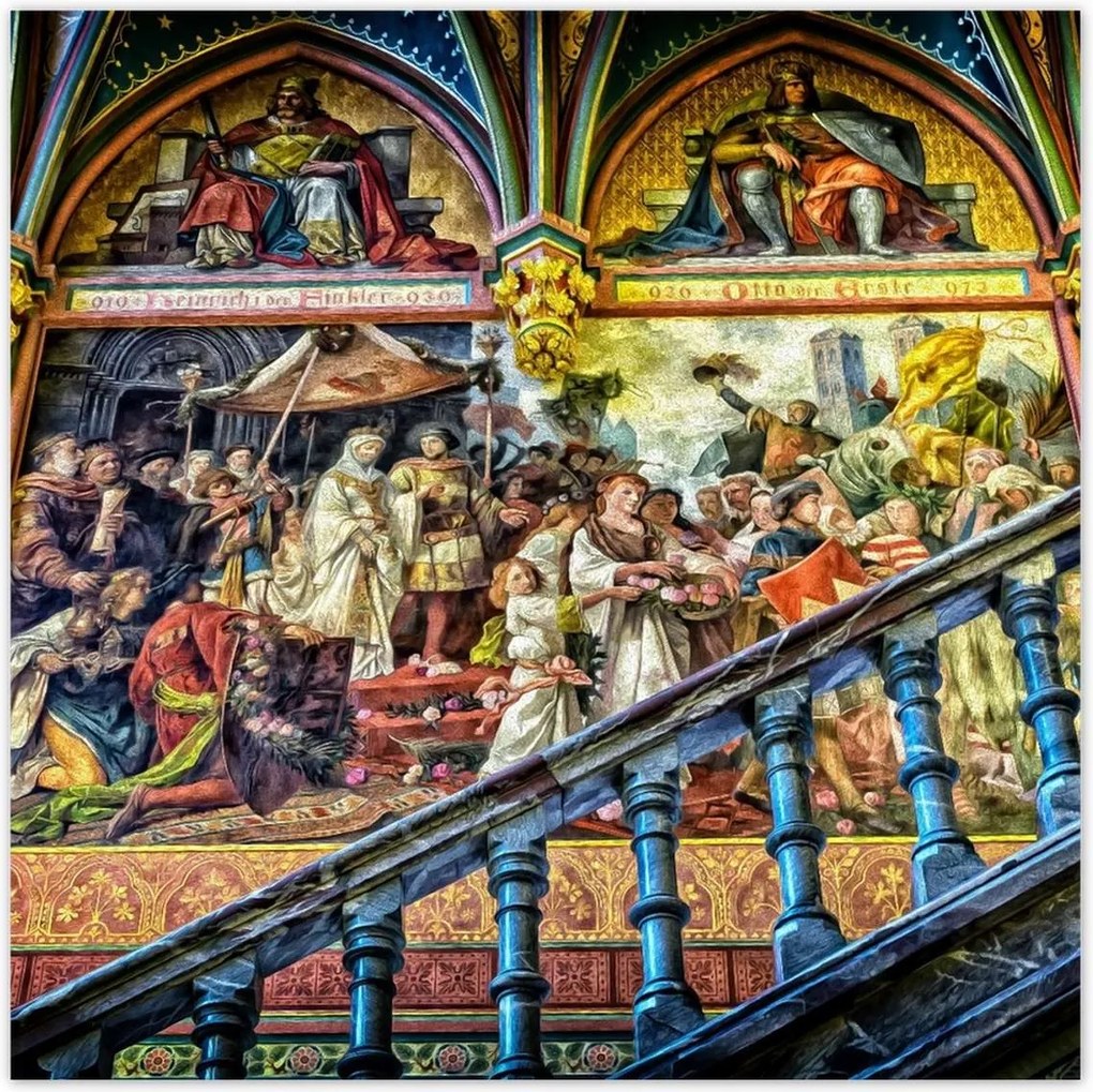 Poszterek 30x30 Gyönyörű falfestmény