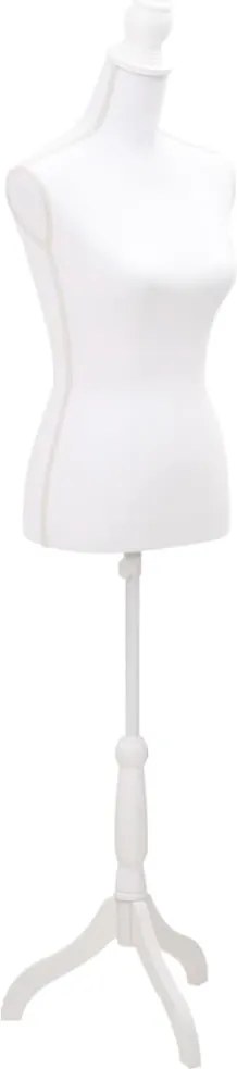 vidaXL Fehér női próbababa mellszobor