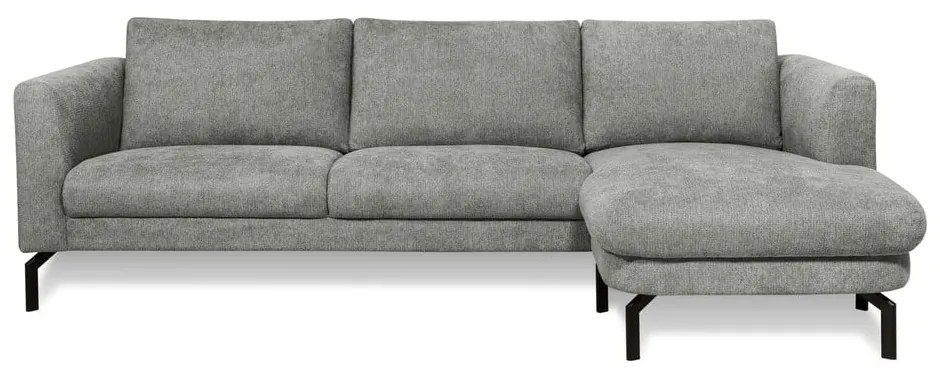 Világosszürke sarokkanapé (jobb oldali) Gomero – Scandic