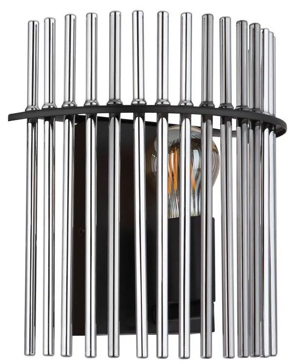 Globo 15698W - Fali lámpa GORLEY 1xE27/60W/230V fekete