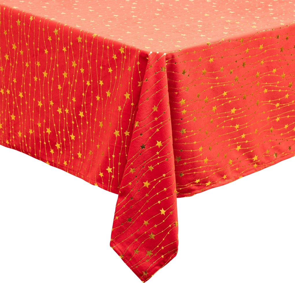 Karácsonyi asztalterítő Velvet 140x360cm nagy méret karácsonyra
