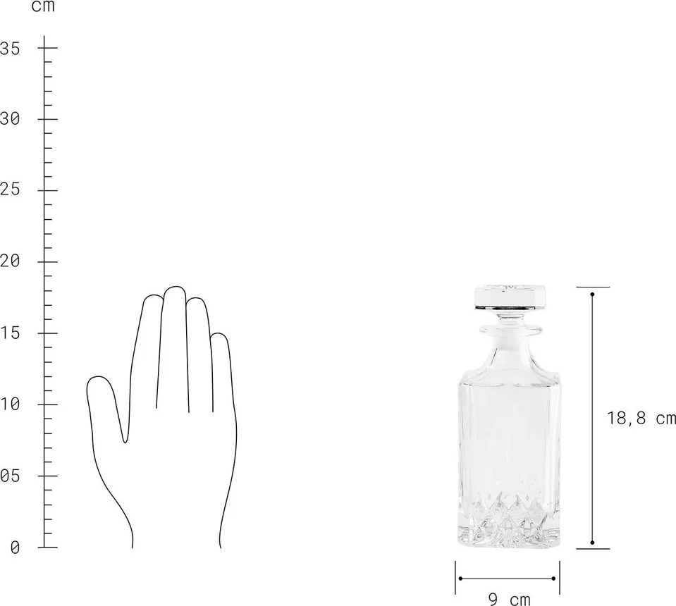 CRYSTAL CLUB kristályüveg kancsó 750ml