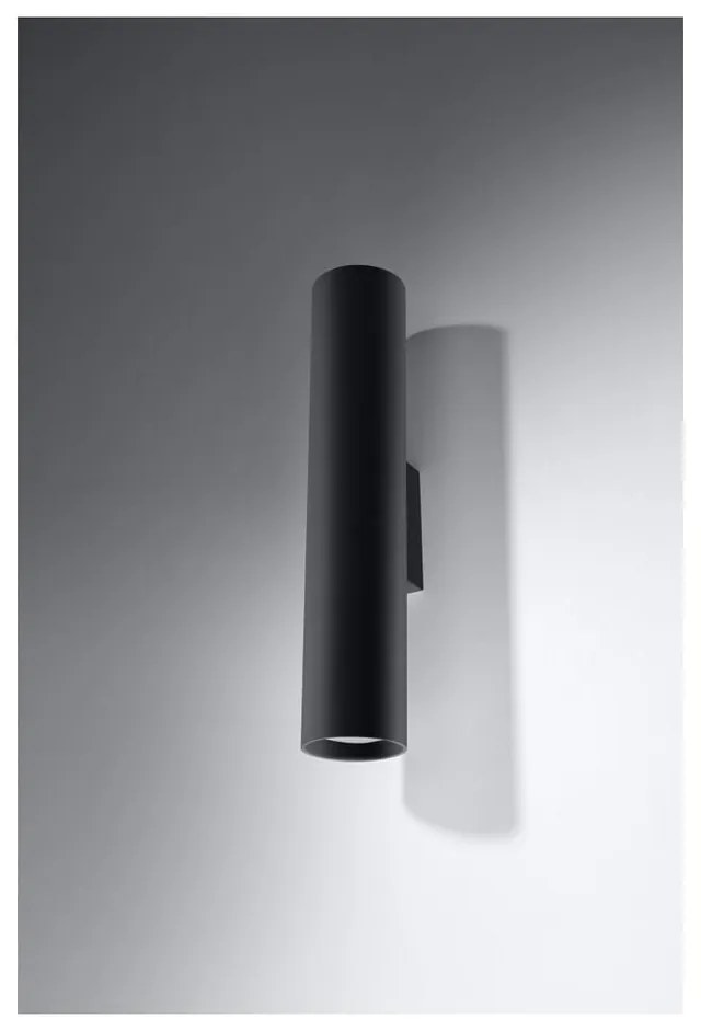 Castro II fekete falilámpa - Sollux