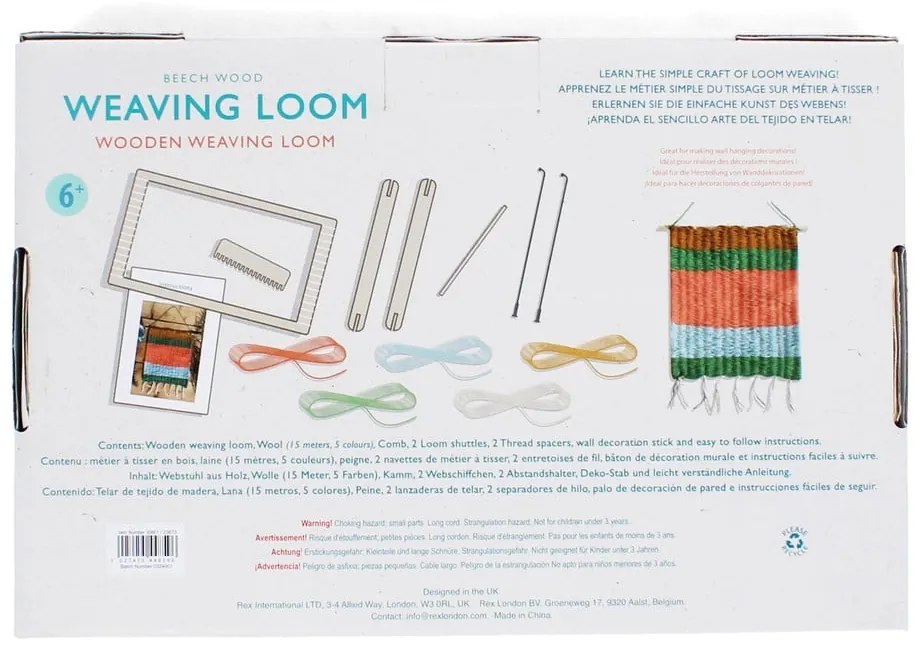Kreatív készlet Weaving Loom Set – Rex London