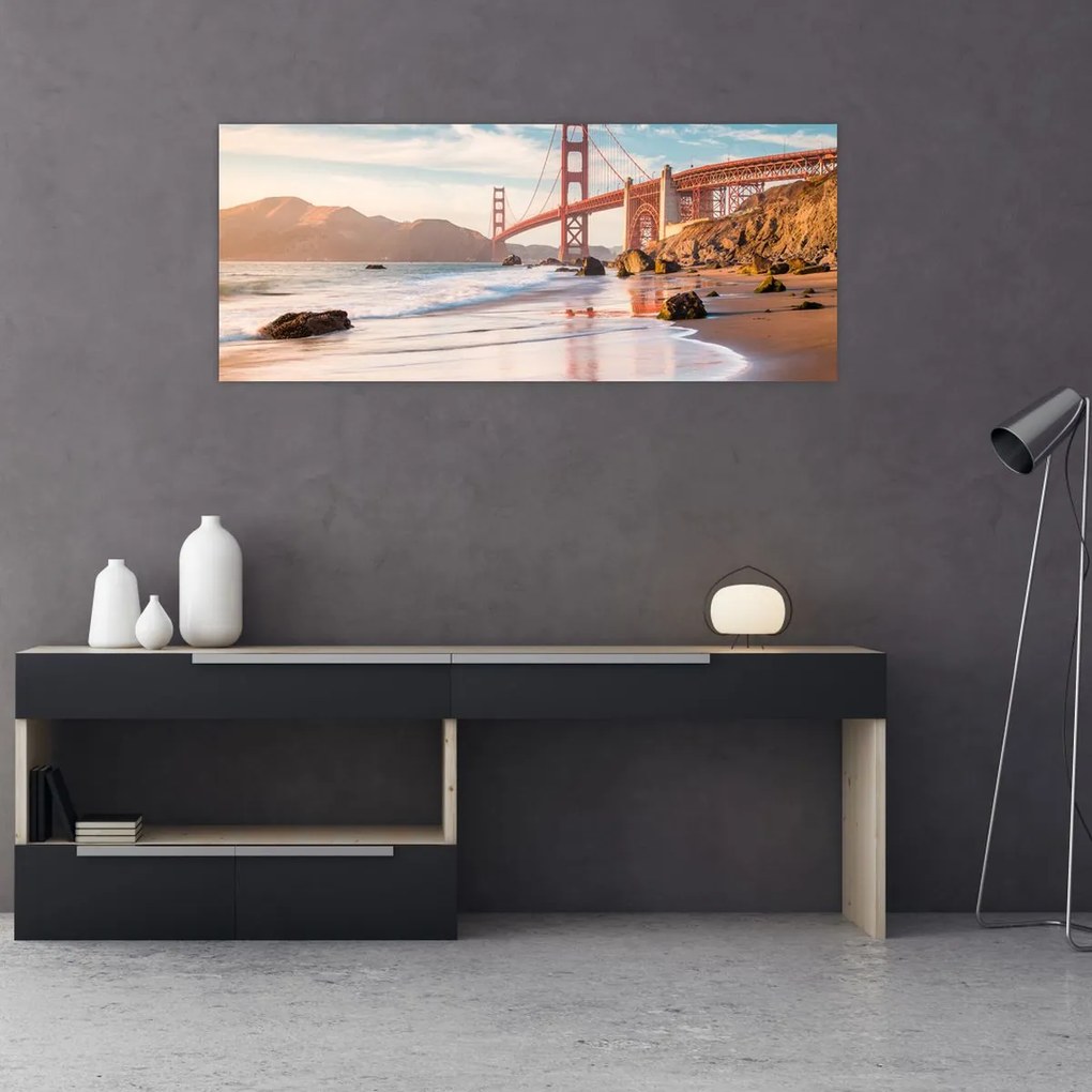 Kép - Golden Gate híd (120x50 cm)