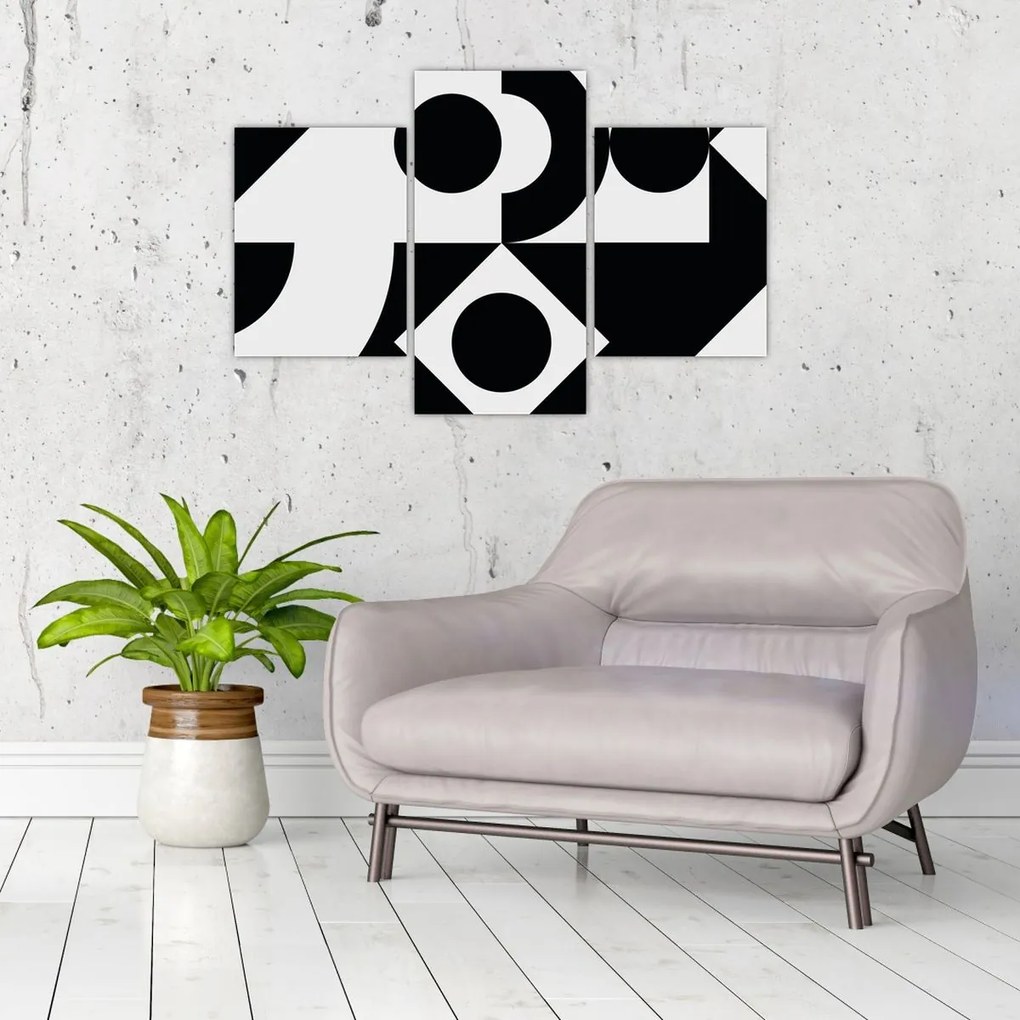 Kép - Geometriai absztrakció N⁰1 (90x60 cm)
