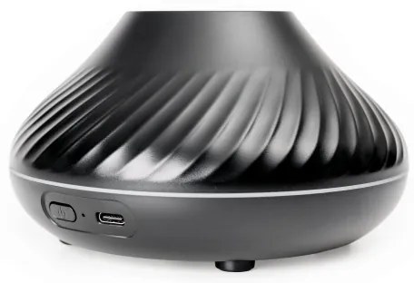 LED RGB Aroma diffúzor lángutánzattal LED/6,5W/5V 130ml fekete