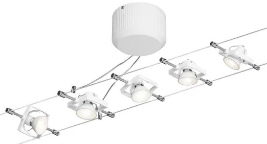 Paulmann 94149 - 5x GU5,3/10W spotlámpa TECH 230V kábelrendszerhez