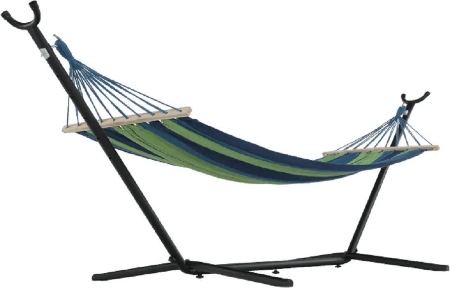 Függőágy, türkiz/kék/zöld, EVANA NEW -  Állvány nélkül