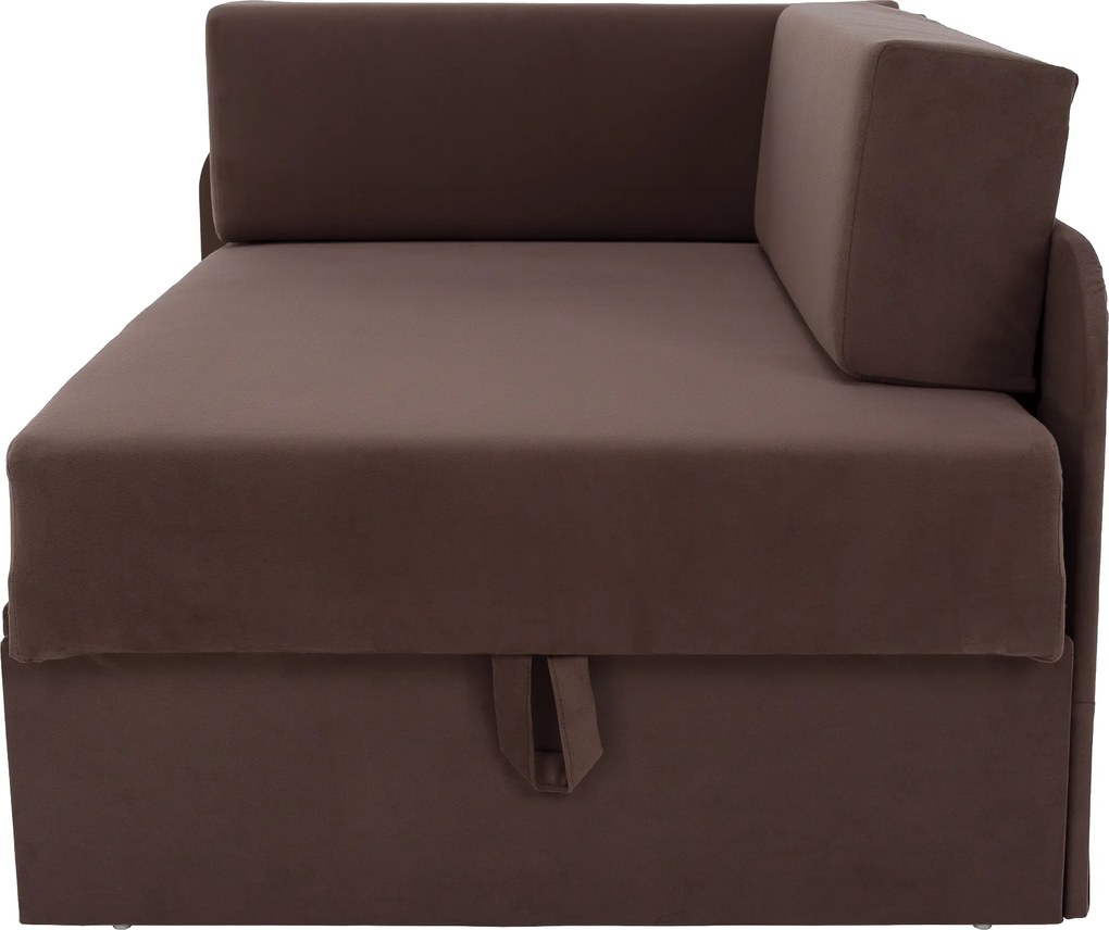 Kinyitható heverő, barna Taupe, MONTES UNI