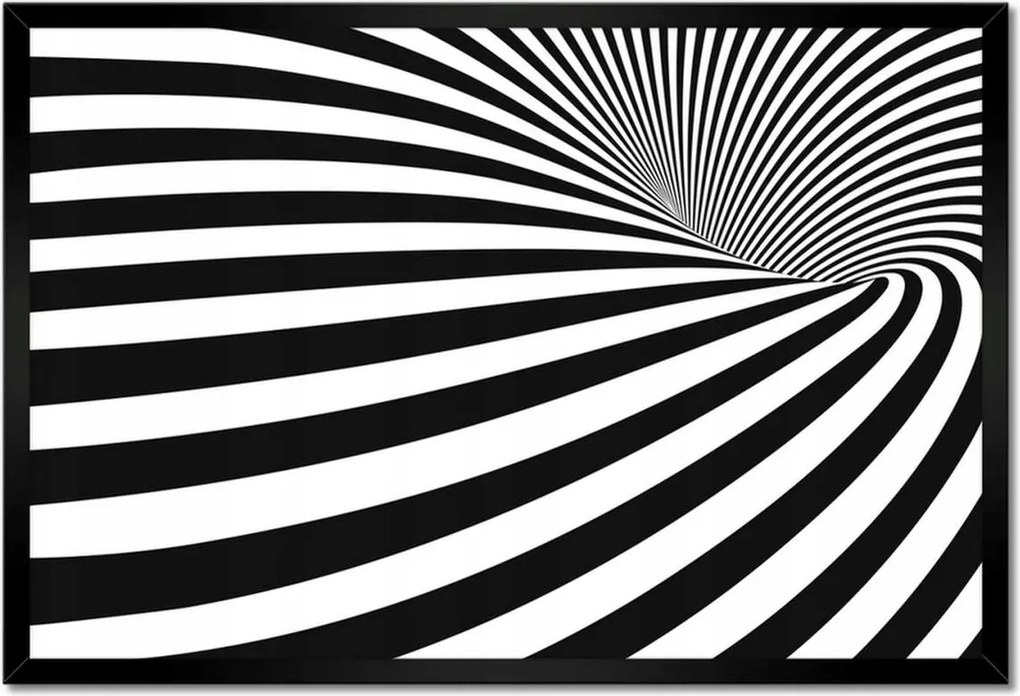 Poszterek keretben 60x40 Alagút 3D