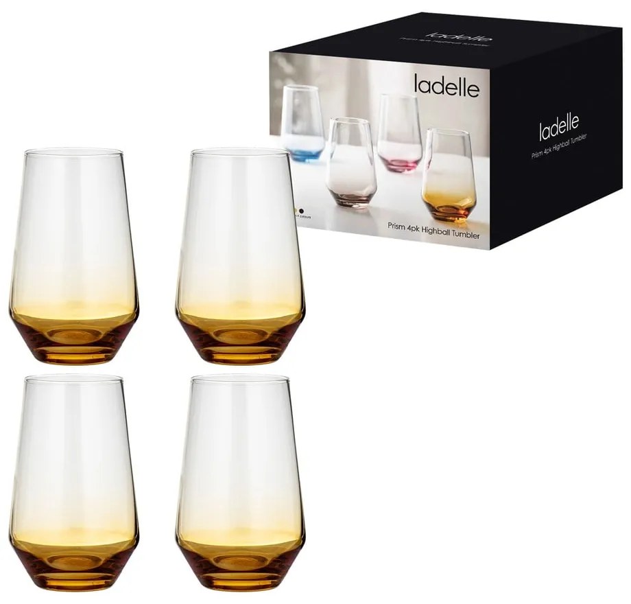 Koktélos pohár szett 4 db-os 400 ml Prism – Ladelle