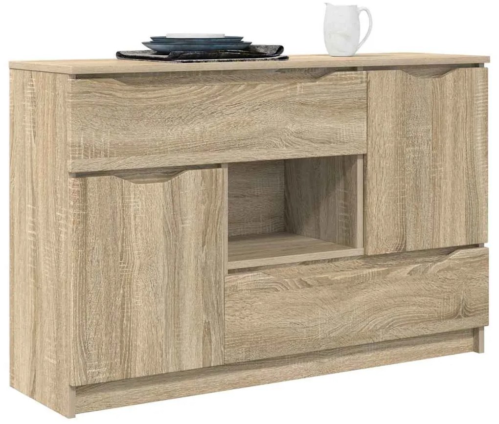 Széf fiókkal Sonoma tölgy 100 x 30 x 65,6 Faanyag