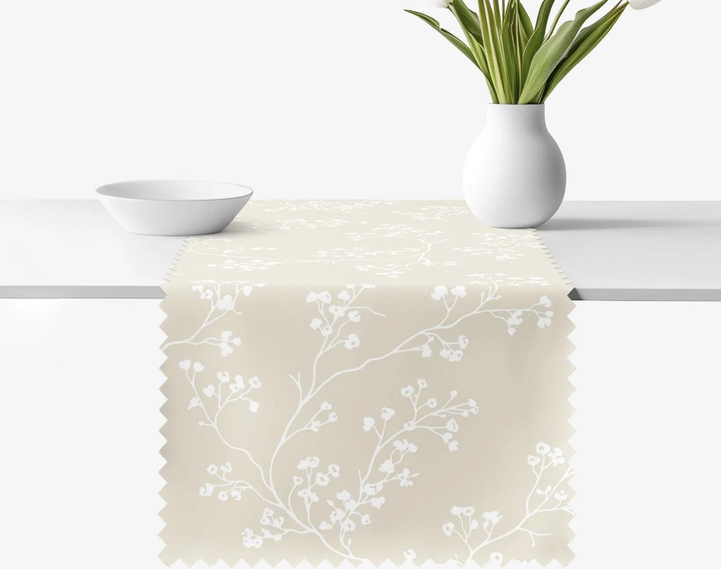 Goldea teflonbevonatú asztali futó - indás növények 50x160 cm