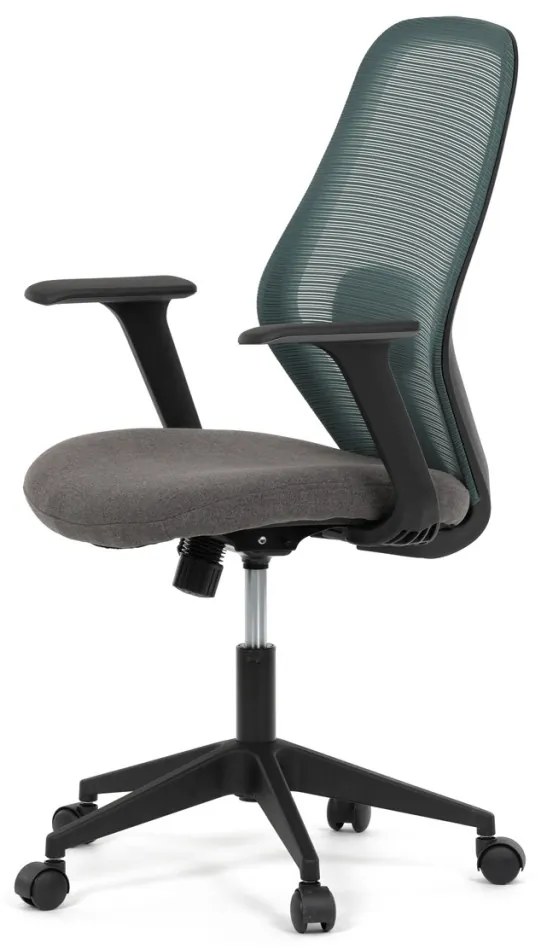 Scaun de birou pivotant de culoare verde cu mecanism de balansare. KA-V3149