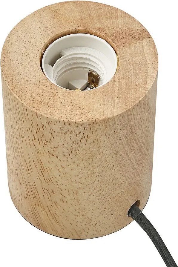 STILO asztali lámpa, fa Ø8 cm