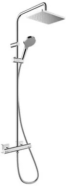 Hansgrohe Vernis Shape zuhanyrendszer termosztatikus csapteleppel króm 26097000