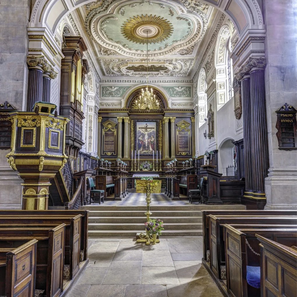 Poszter 80x80cm Mindenszentek templom, Assaf Frank