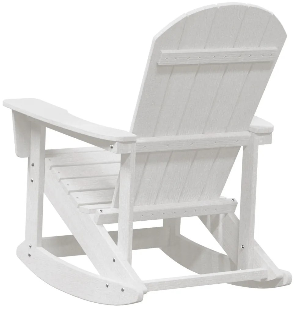 Adirondack hintaszék Fehér 73.5x92x90 cm HDPE