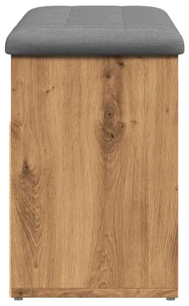 kézműves tölgy szerelt fa cipőtároló pad 82x32x45,5 cm