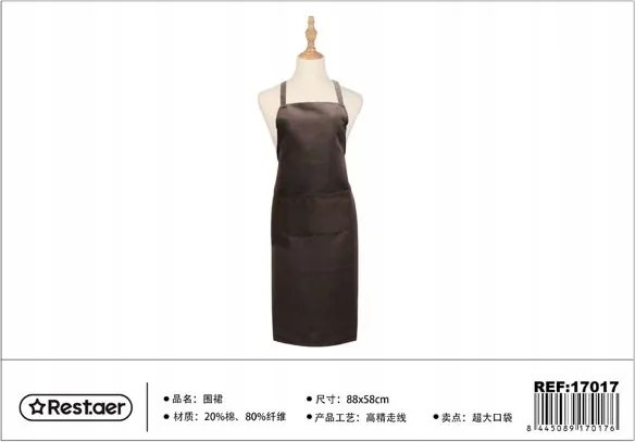 Barna pincér konyhai kötény ruházatvédelem