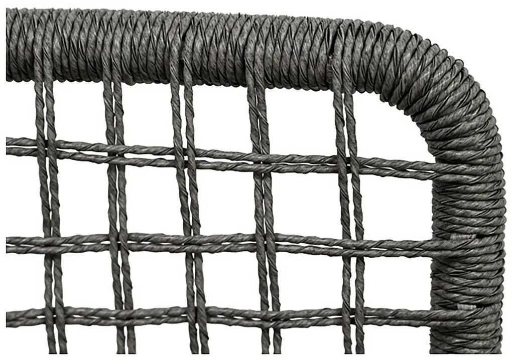 Autronic Kerti garnitúra 1+2, fém, polirattan,szürke , AZ-L1103 GREY
