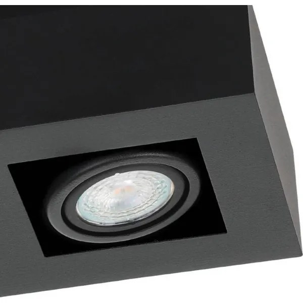 Eglo 31064 - LED spotlámpa MENDOZA 3xLED/4,7W/230V 3000K fekete