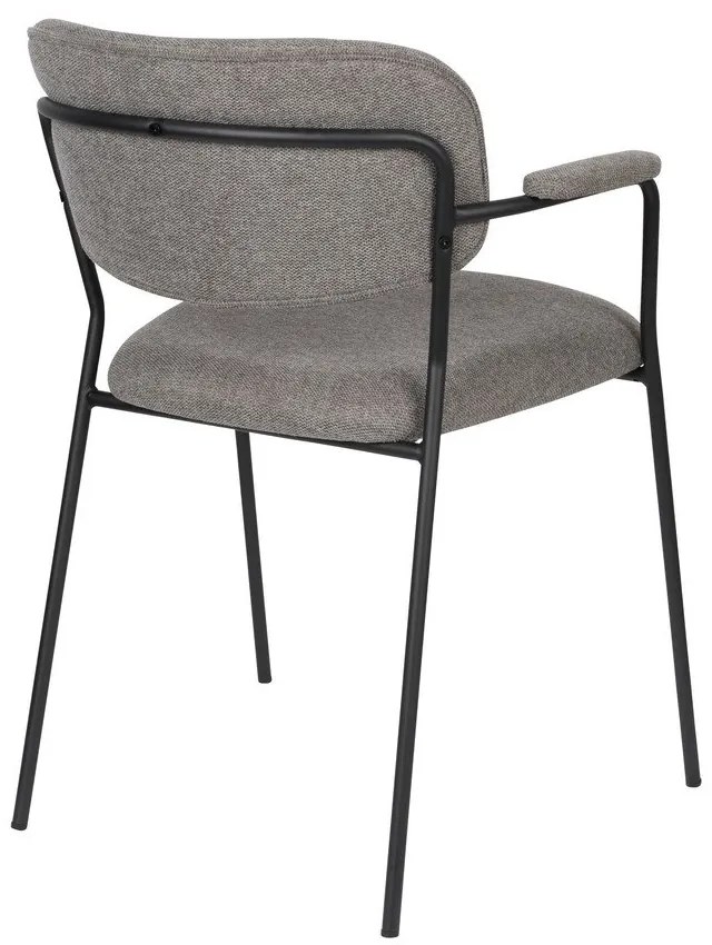 Világosszürke étkezőszék szett 2 db-os Jolien – White Label