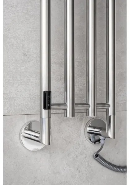 P.M.H. MO1SS-LK - MONA elektromos törölközőszárító, 93 W/230 V, 153,3 cm, IP44, rozsdamentes acél