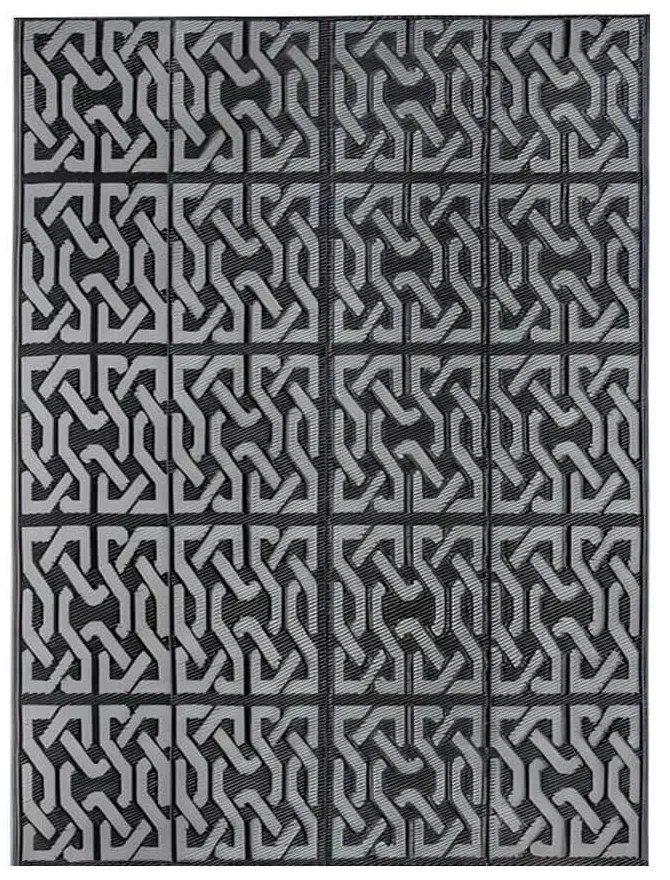 Kültéri szőnyeg, 2 oldalas, 180 x 120 cm, szürke