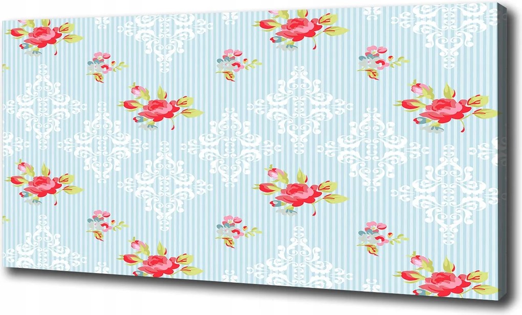 Vászonkép Rózsák és díszek 100x70 cm